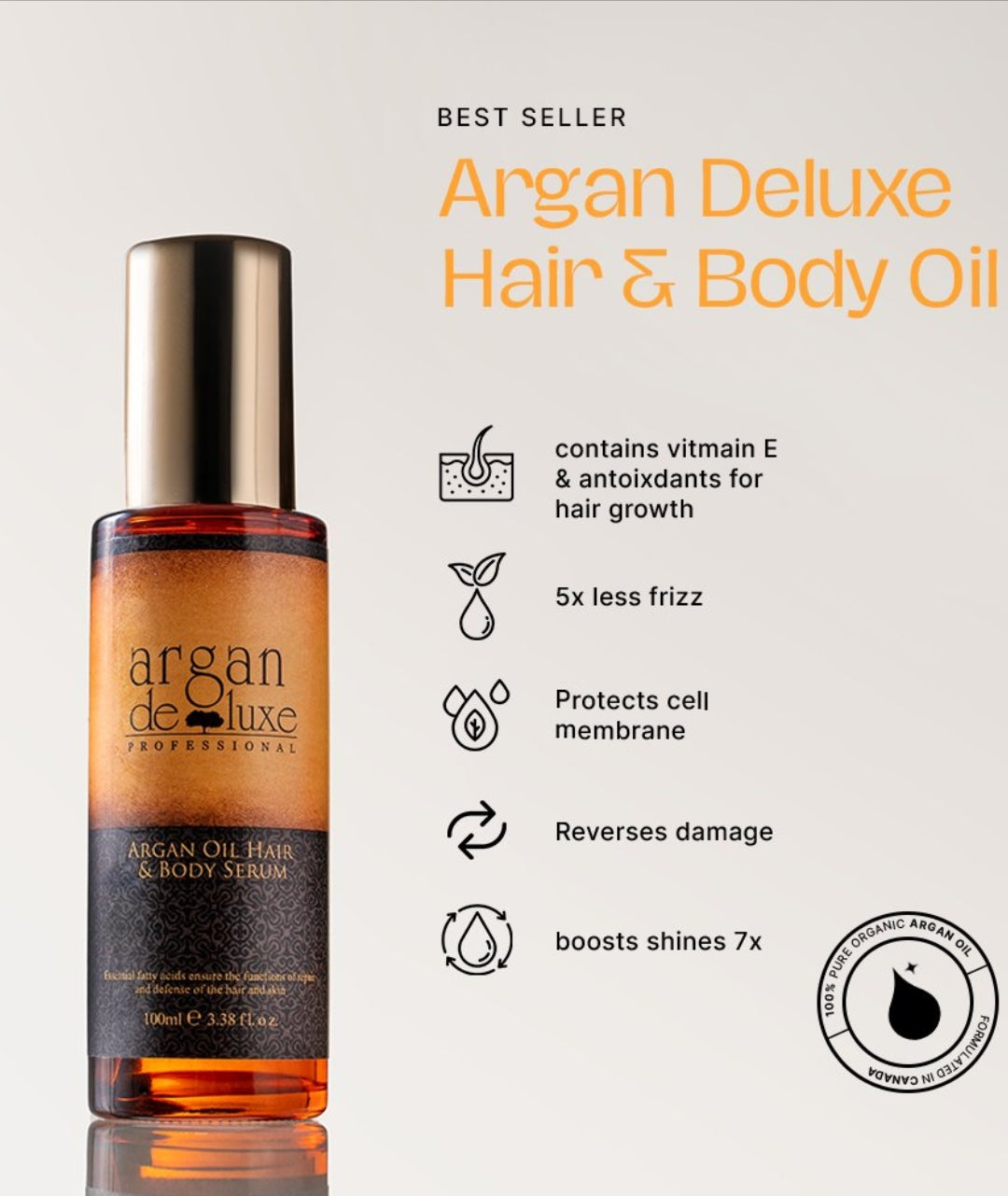 ARGAN DELUXE Hair & Body Serum 100ml